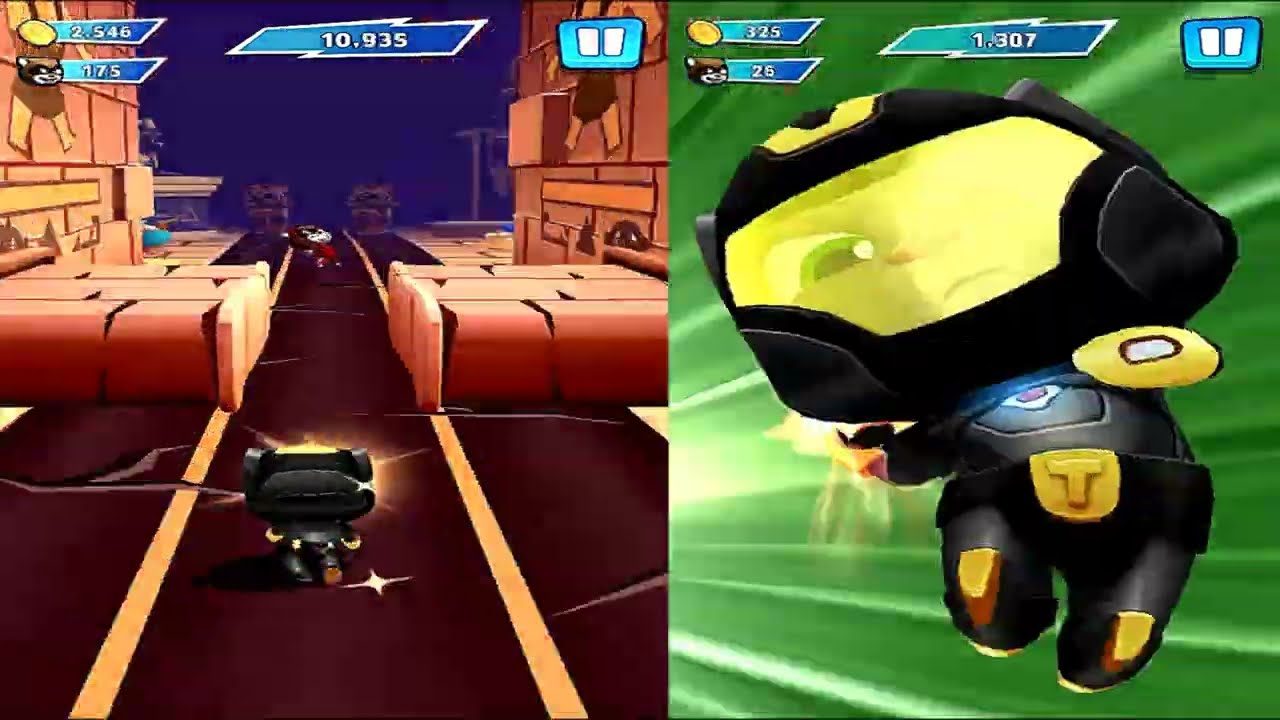 Talking Tom Hero Dash -Speed Run, Cool Android Reverse Gameplay - Part 3