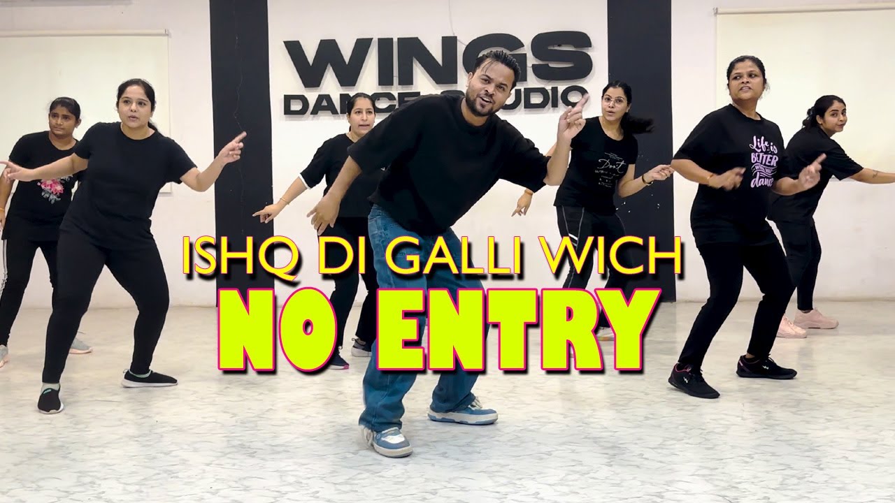 Ishq Di Galli Vich - No Entry Dance Video | Salman Khan, Anil Kapoor & Bipasha | Zumba Bollywood