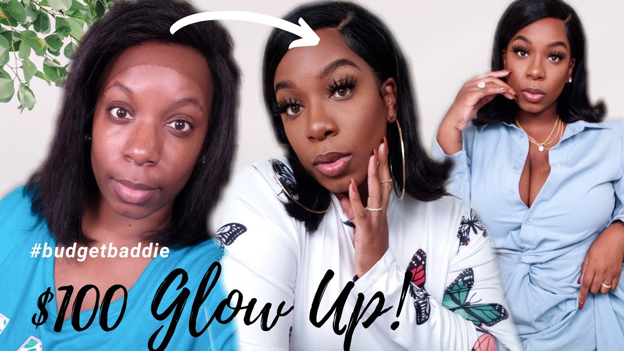 OK! 🚨 $100 GLOW UP 🔥 Neutral Makeup + HOW TO APPLY Lashes + Hair Styling | Nadula Hair