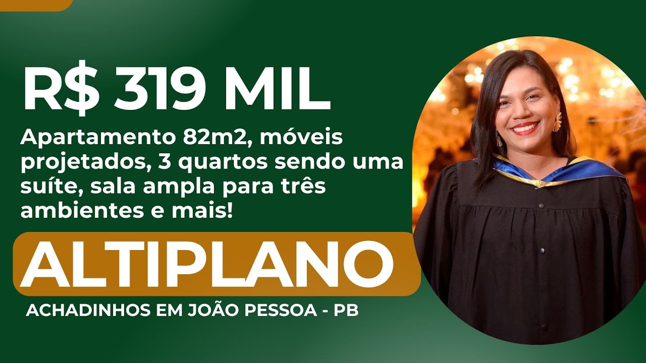 ПРОДАЕТСЯ 319 000 реалов: КВАРТИРА В АЛЬТИПЛАНО, ЖОАН ПЕССОА-ПБ.