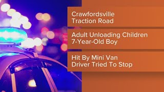 Boy killed after being hit by minivan while trick-or-treating in Crawfordsville