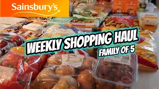 SAINSBURYS GROCERY HAUL & PRICES ~ AD