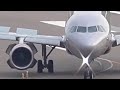 Руление с открытым реверсом. A320 Аэрофлот / Фантастические виды аэропорта Геленджик (+переговоры)