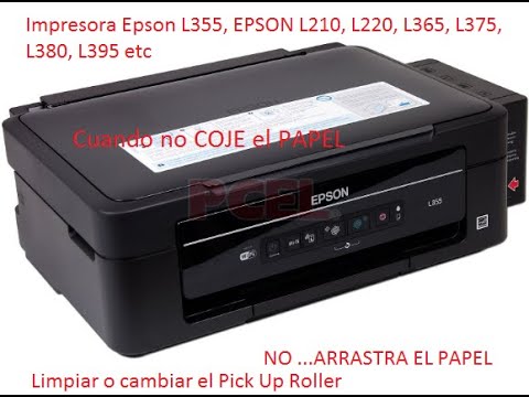 Epson L355 No agarra Papel - YouTube