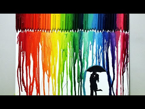 Video: Cómo hacer arte fundiendo crayones: 11 pasos
