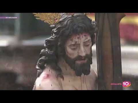 Fervorosa y Mariana Hermandad del Santísimo Sacramento y Cofradía de Nazarenos del Triunfo de la Santa Cruz, Santo Cristo Varón de Dolores de la Divina Misericordia, Nuestra Señora del Sol y San Juan Evangelista