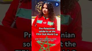 Pro-Palestinian Solidarity At The Fifa Club World Cup