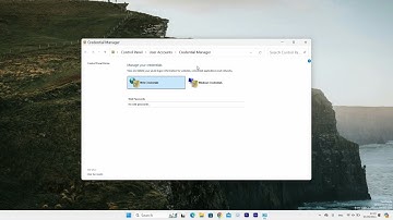How To Remove or Update Old Passwords Using Credential Manager in Windows 11 (2025)