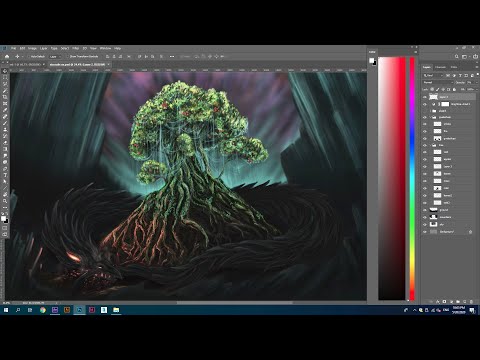 Tree of Life - Photoshop Drawing Time Lapse