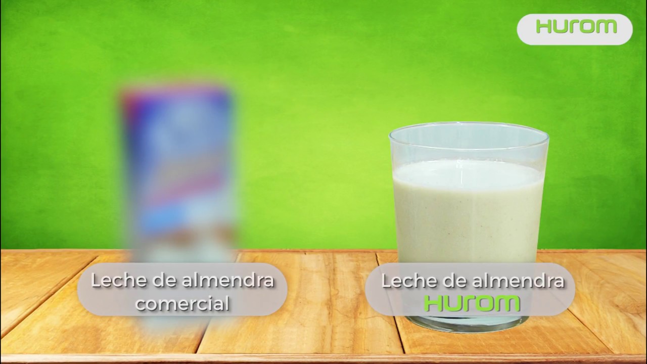 Leche Hurom vs Leche vegetal comercial | Hurom, el mejor extractor de jugos cold brew coffee
