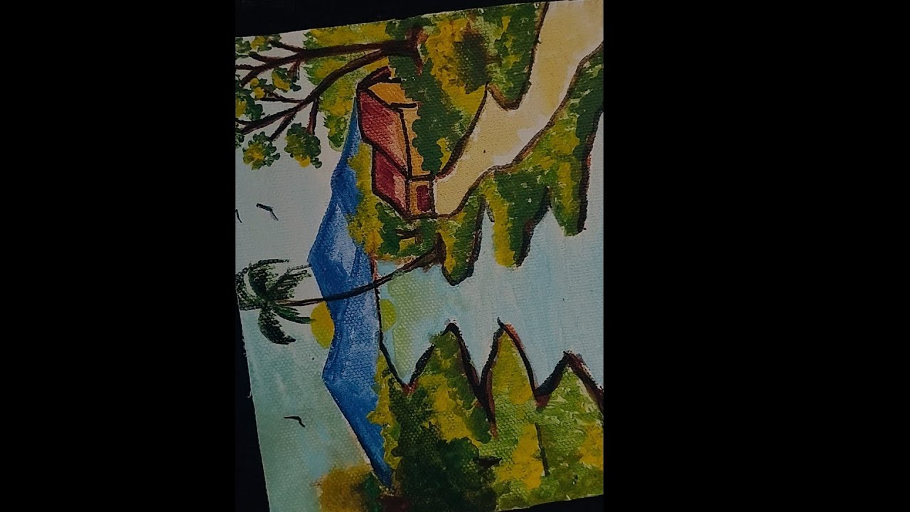 detailed video in natural acrylic painting canvas YouTube