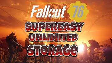 🔥FALLOUT 76 SOLO SUPEREASY HOW TO GET UNLIMITED STORAGE !!!🔥