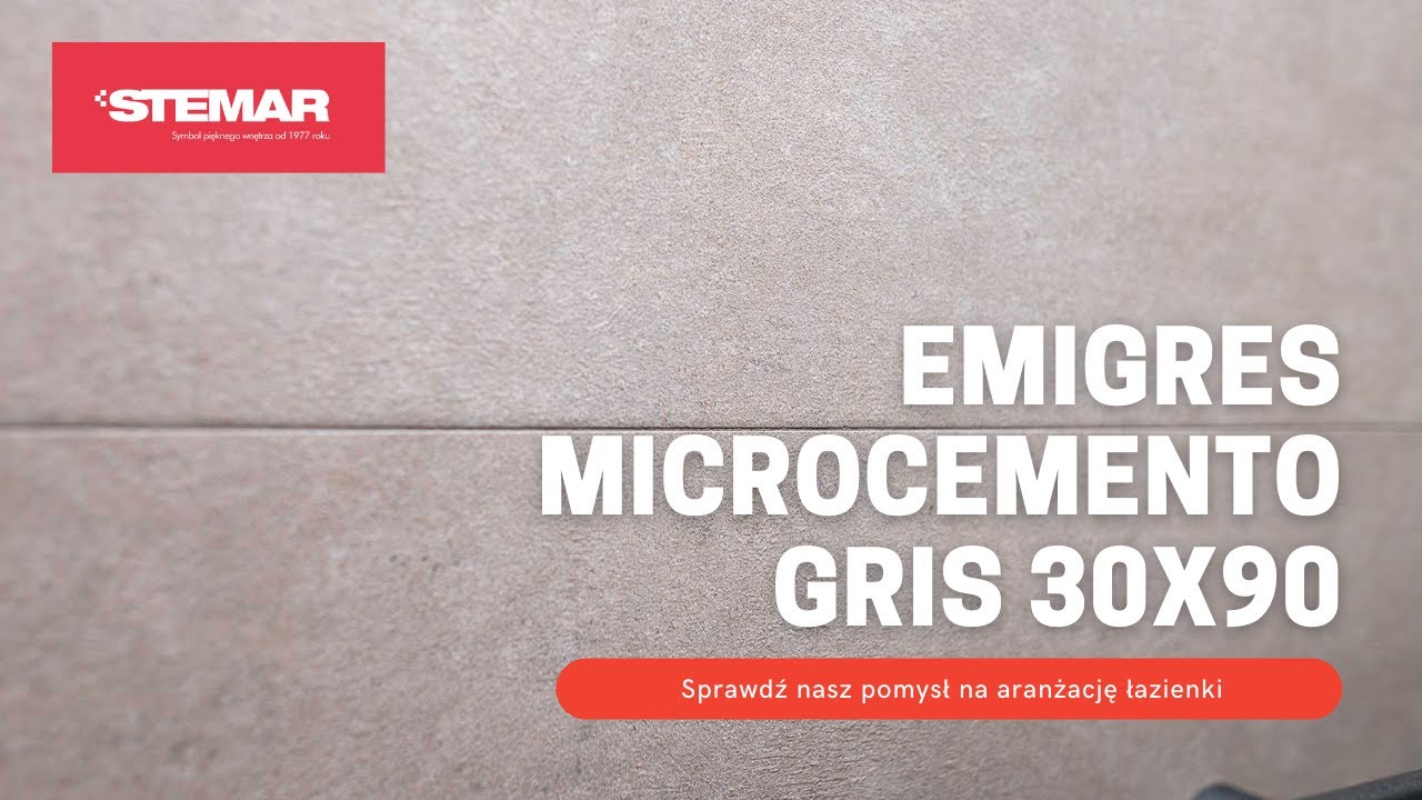 Emigres Microcemento Gris 30x90 [mat] 