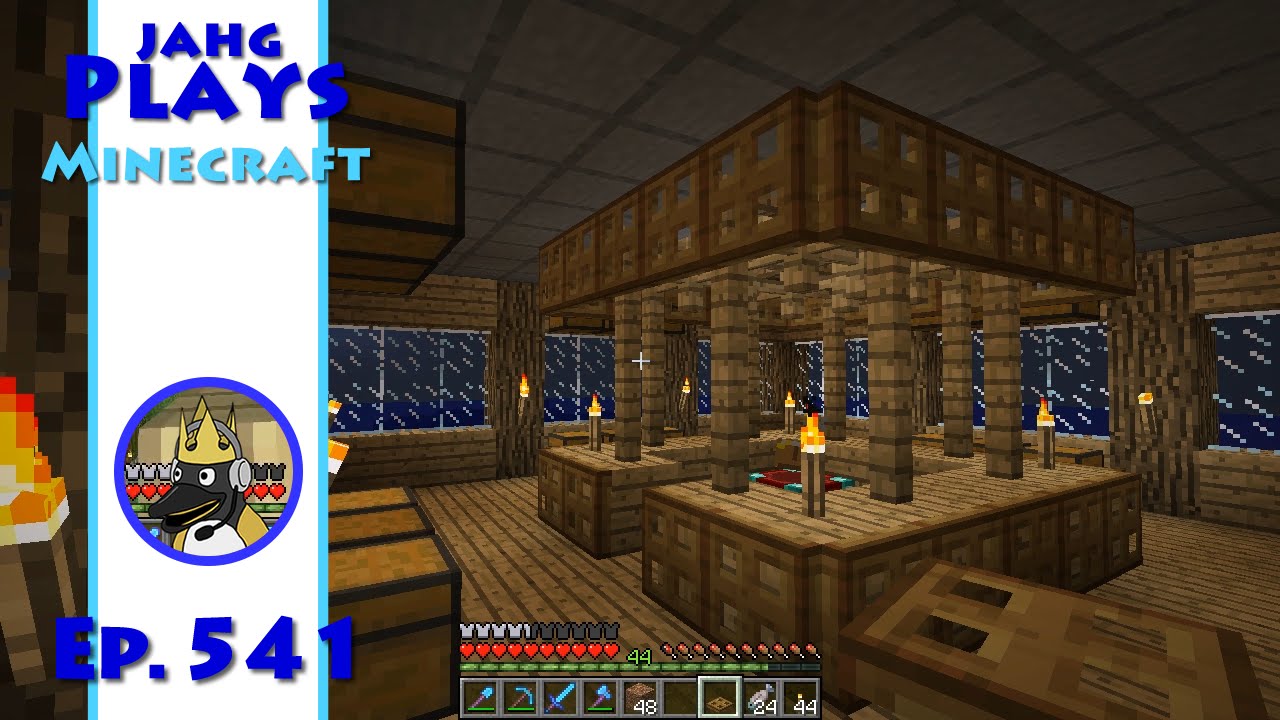 Jahg Plays Minecraft 541 Enchanting Room Layout