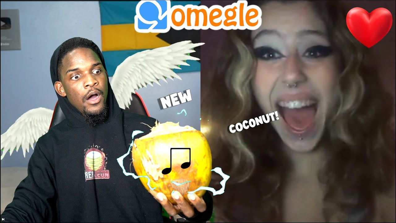 Omegle Singing Horrible Then Uses Magic Coconut & This Happened! (Omegle Reactions)  @maherysm