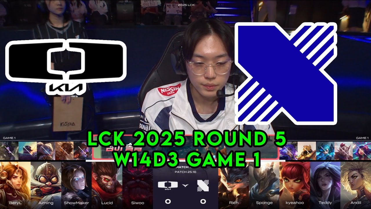 DK vs DRX Game 1 | LCK 2025 Round 5 Week 14 Day 3 | Dplus KIA vs DRX G1