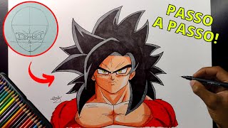 como desenhar goku super sayajin｜Pesquisa do TikTok