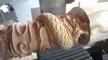 Professional CNC Turning & Milling lathe machine for wooden stairs newel post