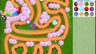 Bloons Tower Defence 3 lvls 1-62 easy track 1