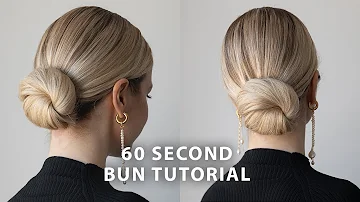 60 Second Updo Tutorial ❤️