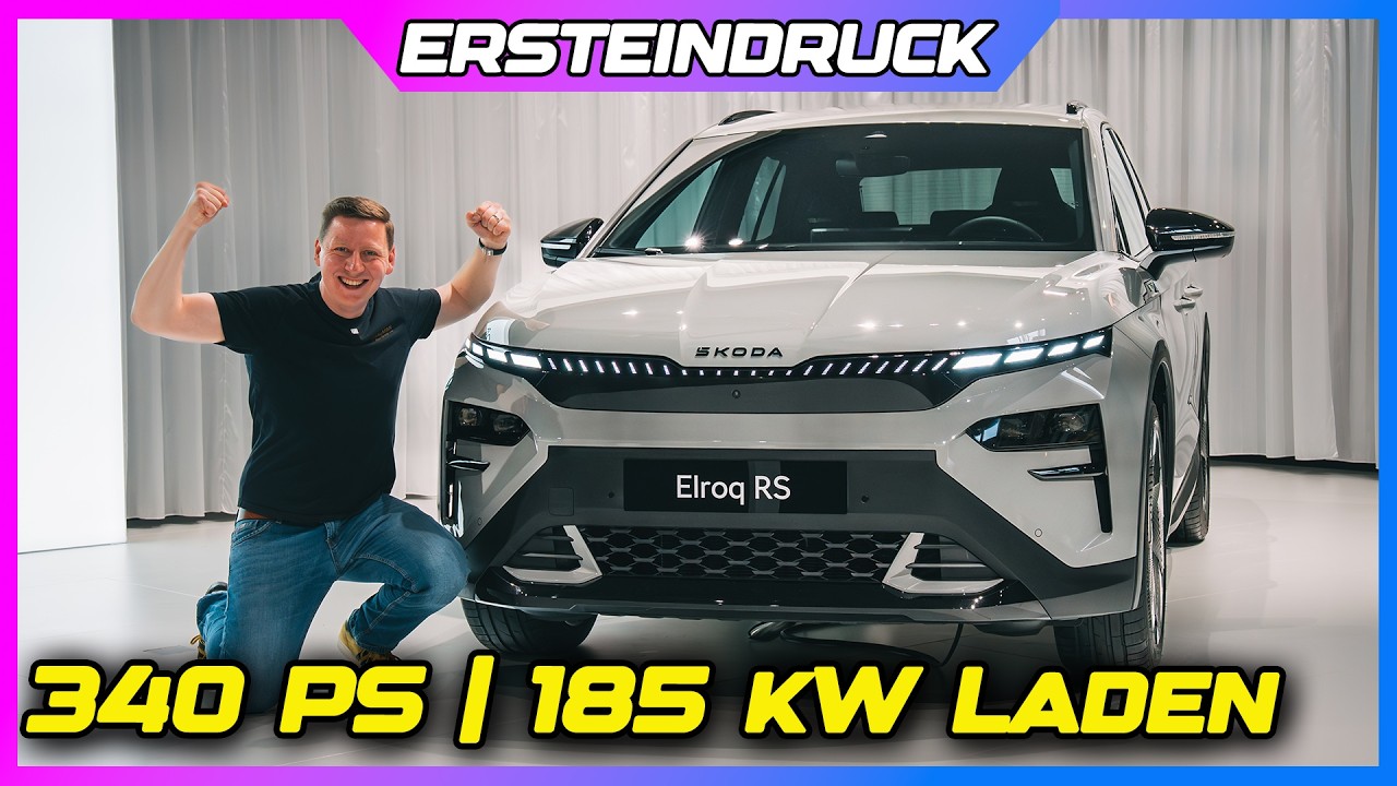 NEUER Skoda Elroq RS | 340PS und Allrad ab 53.050€ | ERSTEINDRUCK