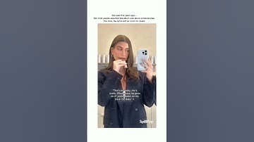 Thumbnail of The lyrics finally say what she couldn’t.#fypp #fypviralシ #justinbieber #haileybiebers