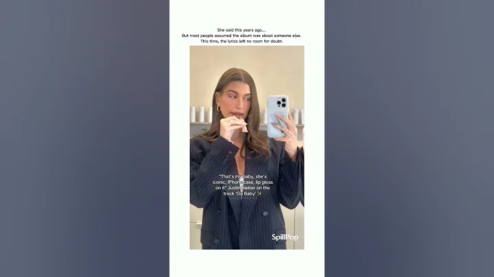 The lyrics finally say what she couldn’t.#fypp #fypviralシ #justinbieber #haileybiebers