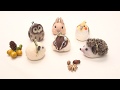 羊毛から作る ニードルフェルトの小さな動物がまぐち【手づくりキットの紹介】