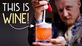 New York Sour with Wine Foam | + DIY Cherry Pit Syrup