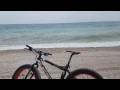 In Fat Bike Bottecchia sulla spiaggia garganica di Punta Rossa