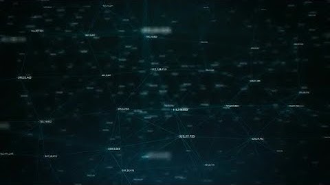 Beautiful Global Digital Plexus Stock Motion Graphics