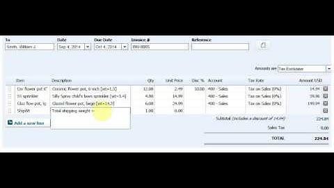Calculating Shipping Weights on Xero Invoices, Using FullSpeed