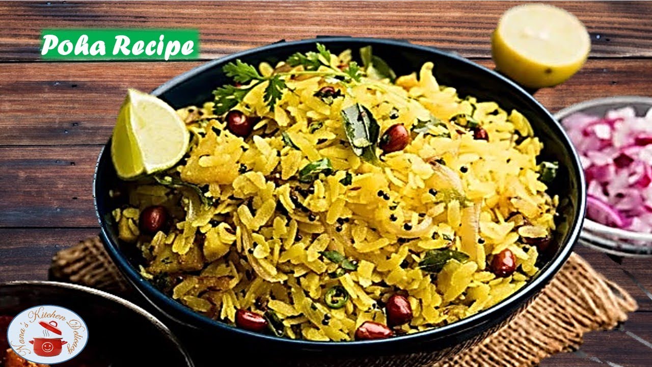 Mayur Kanda Rice Poha Recipe | Mumbai Style Kanda Poha | कांदे पोहे | Indian Breakfast ...