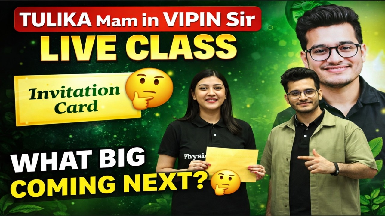 ✨Tulika Mam in Vipin Sir Live Class  ||Vishwas Diwas|| Big Announcement🤯