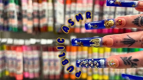 Public ASMR in MICHAELS 🎨🧵 | Tapping, Scratching, Fabric Sounds, Camera Scratching, Crinkles