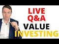 After Value Investing Webinar Live Q&A