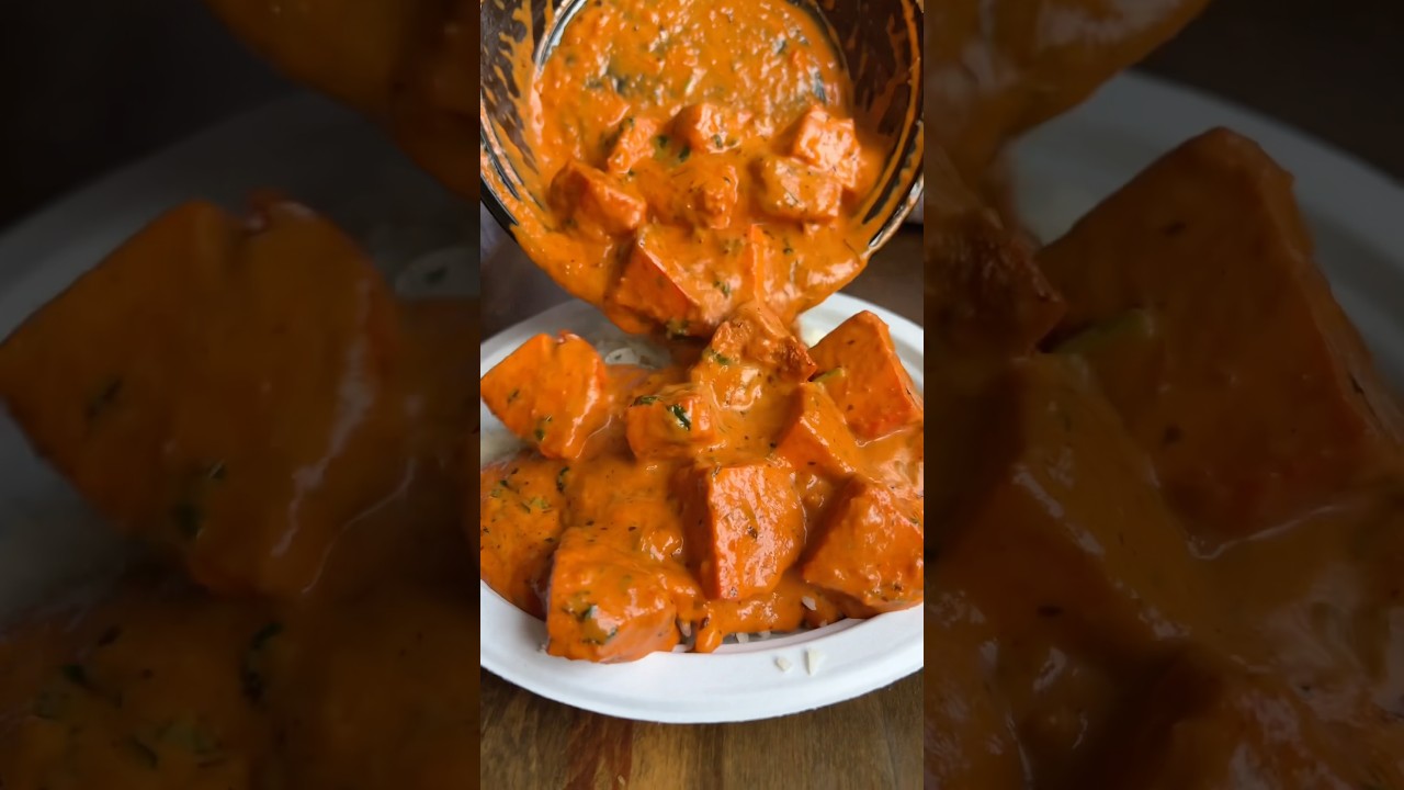BUTTER CHICKEN from Shirleys India in New Rochelle, NY! 🔥 #DEVOURPOWER