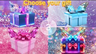 Choose your Gift💜💙💖🌈 #chooseyourgift #4giftbox