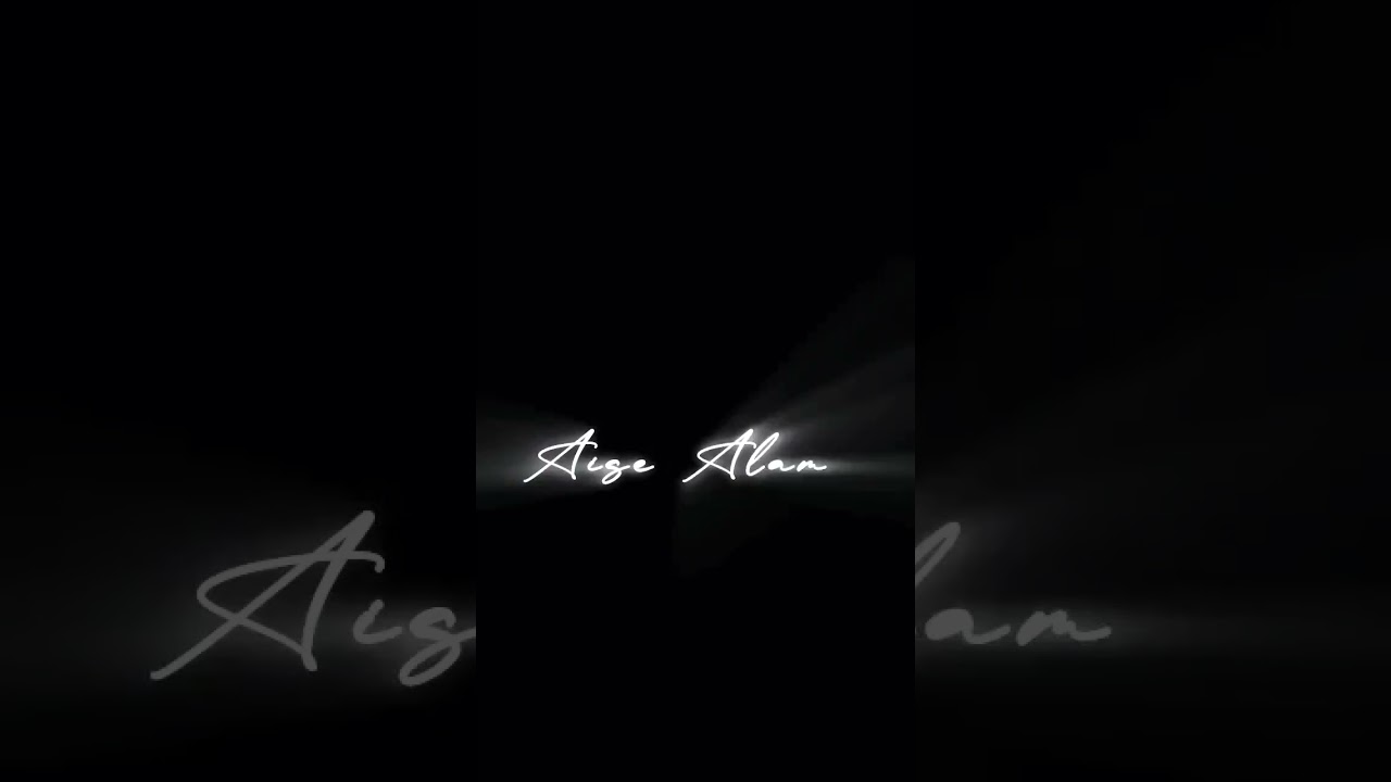 How to make glowing text video ||Text animation video || inshot Tutorials 