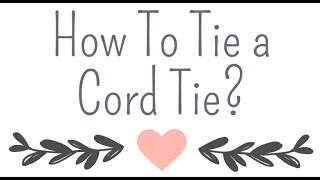 How To Tie An (Umbilical) Cord Tie - Must Know Tips For Pregnant Women screenshot 2