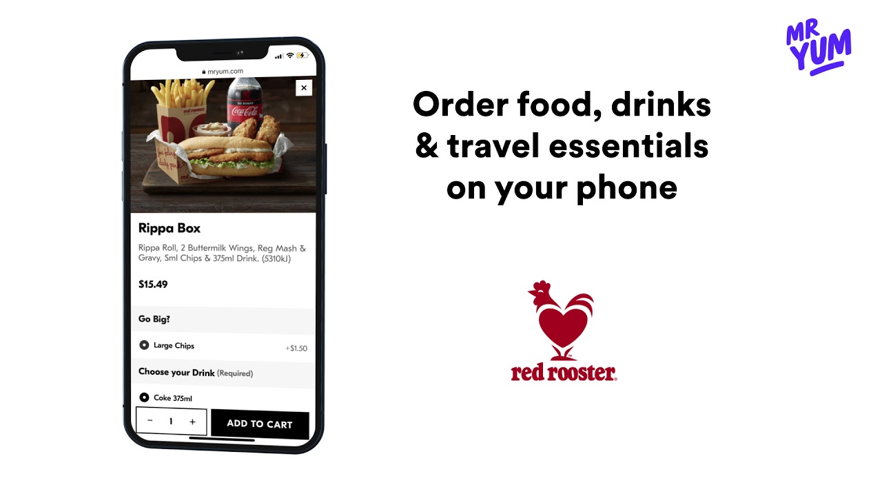Mr Yum at Sydney Airport
