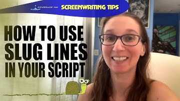 #Screenwriting Tips: How to Use Slug Lines in Your #Script - #writing #screenplay #screenwriter