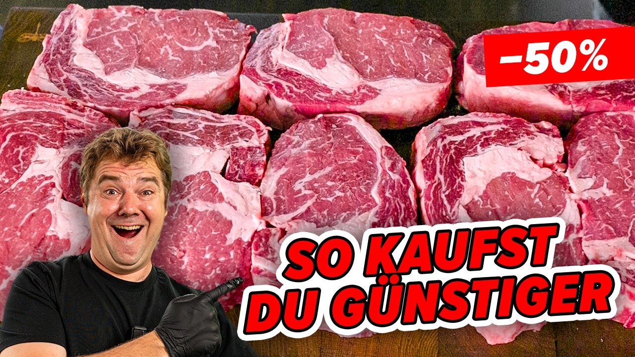 Premium-Steaks zum HALBEN Preis? DAS ist der Trick!