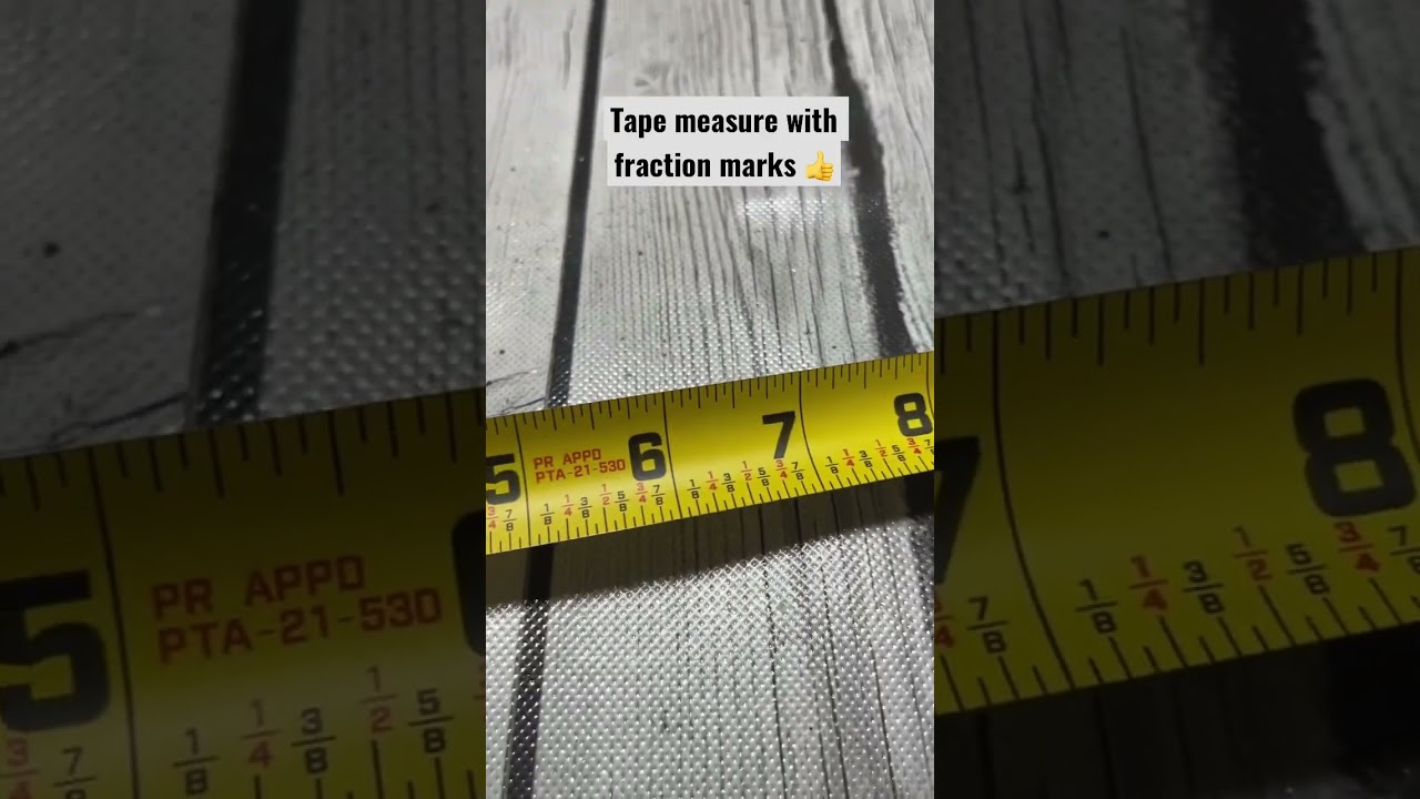 I bought a measuring tape that shows fractions. : r/mildlyinteresting