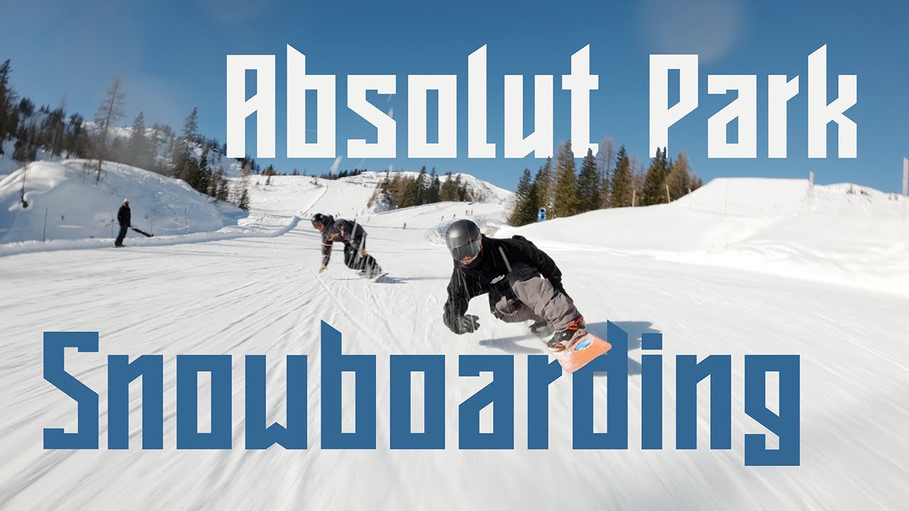 Snowboarding with Friends at Absolut Park