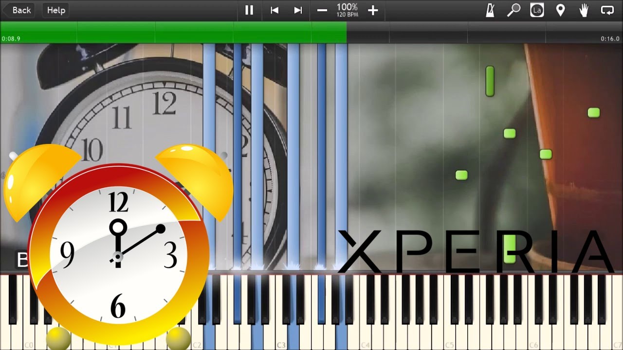 SONY XPERIA ALARMS IN SYNTHESIA YouTube