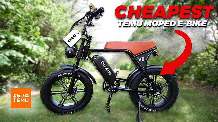 I Bought The CHEAPEST Moped E-Bike On TEMU | OUXI V8 Unboxing And Review