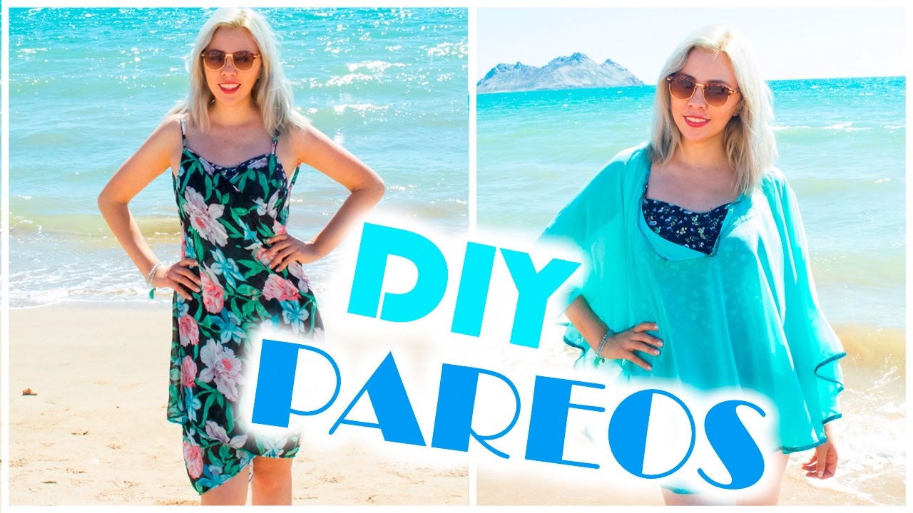 HAZ TUS PROPIOS PAREOS FÁCIL l DIY SWIMSUIT COVER UP l PRIMAVERA-VERANO l ARELI DURAZO