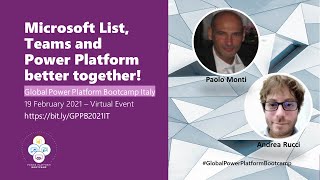 [ita] - microsoft list, teams and power platform - better together!