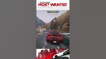 Dodge Challenger SRT vs Police NFS Most Wanted #shortsyoutube #shortsfeed #shorts #nfs